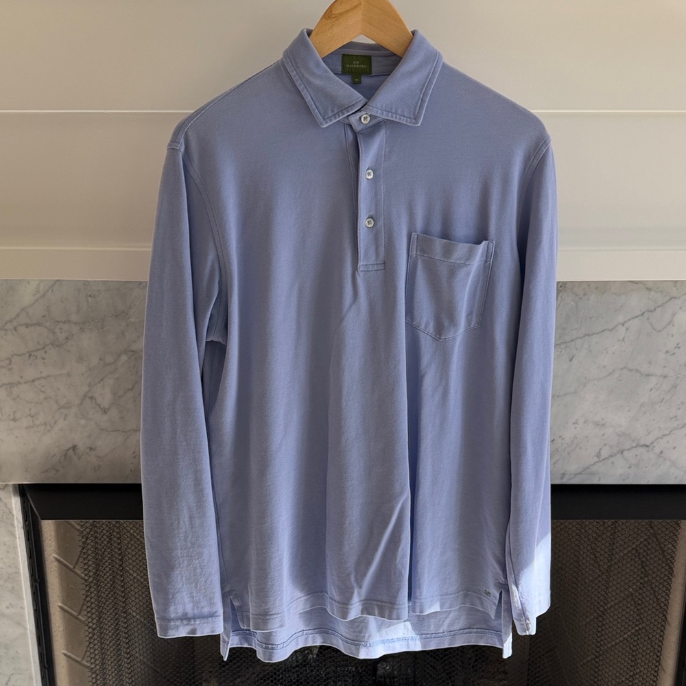 Sid Mashburn Light Blue Casual Button Down Shirt